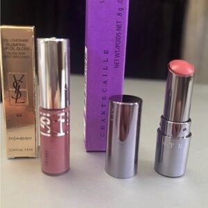 Yves Saint Laurent Lip Gloss 44 and Chantecaille Amour